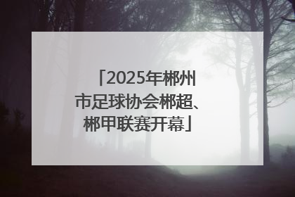 2025年郴州市足球协会郴超、郴甲联赛开幕