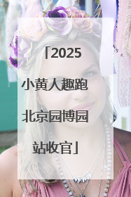 2025小黄人趣跑北京园博园站收官