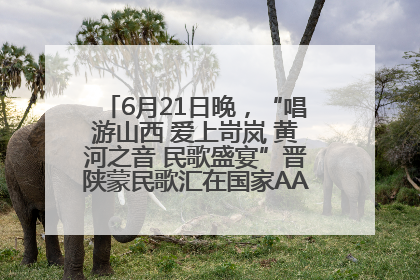 6月21日晚，“唱游山西 爱上岢岚 黄河之音 民歌盛宴”晋陕蒙民歌汇在国家AAA级景区——岢岚宋长城精彩上演