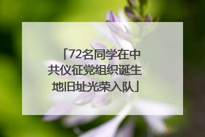 72名同学在中共仪征党组织诞生地旧址光荣入队