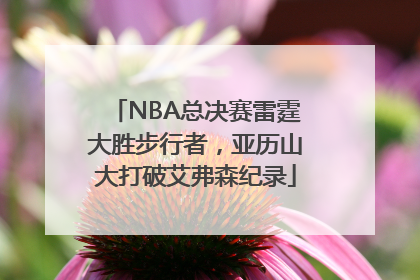 NBA总决赛雷霆大胜步行者，亚历山大打破艾弗森纪录